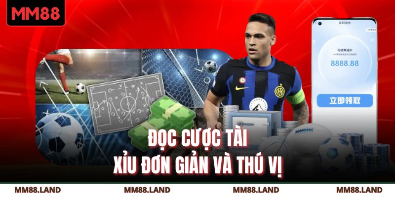 Đọc cược tài xỉu đơn giản và thú vị